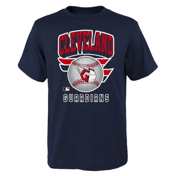 T-shirt Cleveland Guardians MLB Youth Ninety-Seven 23 bleu marine