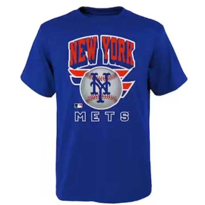 T-shirt bleu New York Mets MLB Youth Ninety-Seven 23