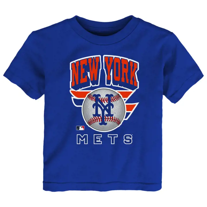 T-shirt bleu New York Mets MLB Toddler Ninety-Seven 23