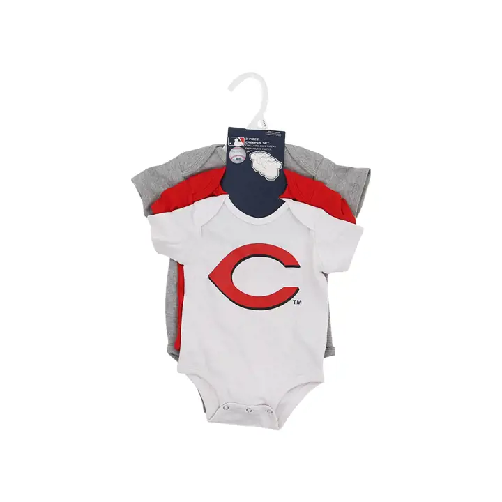 Ensemble de 3 articles Cincinnati Reds MLB Newborn Minor League Player rouge