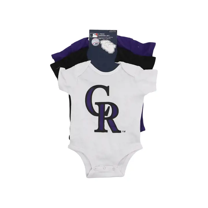 Colorado Rockies MLB Nouveau-né Mini Joueur Ensemble 3 pièces pur