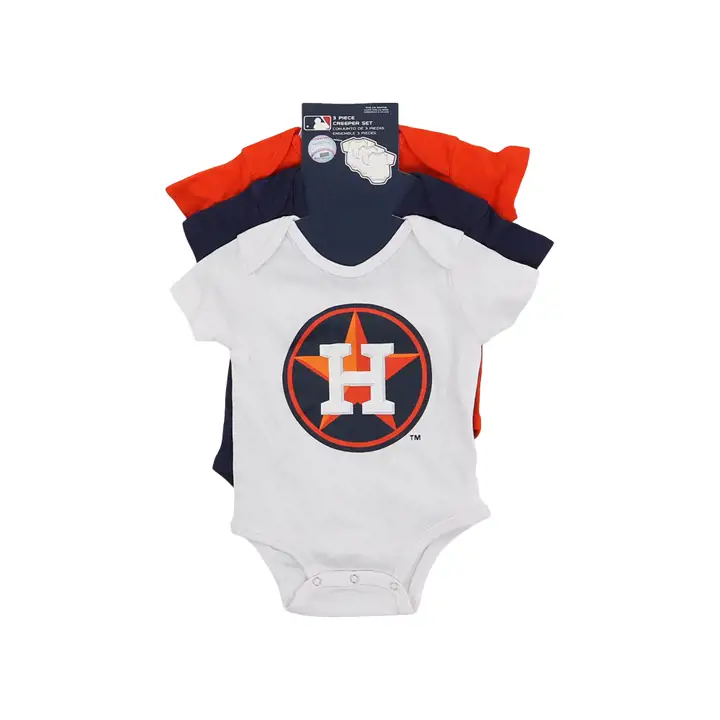 Ensemble de 3 articles pour nouveau-né Houston Astros MLB (joueur de ligue mineure) org