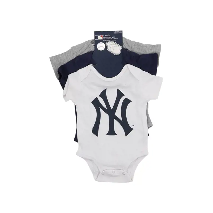 New York Yankees MLB Nouveau-né Joueur Ligue Mineure Ensemble 3 pièces marin
