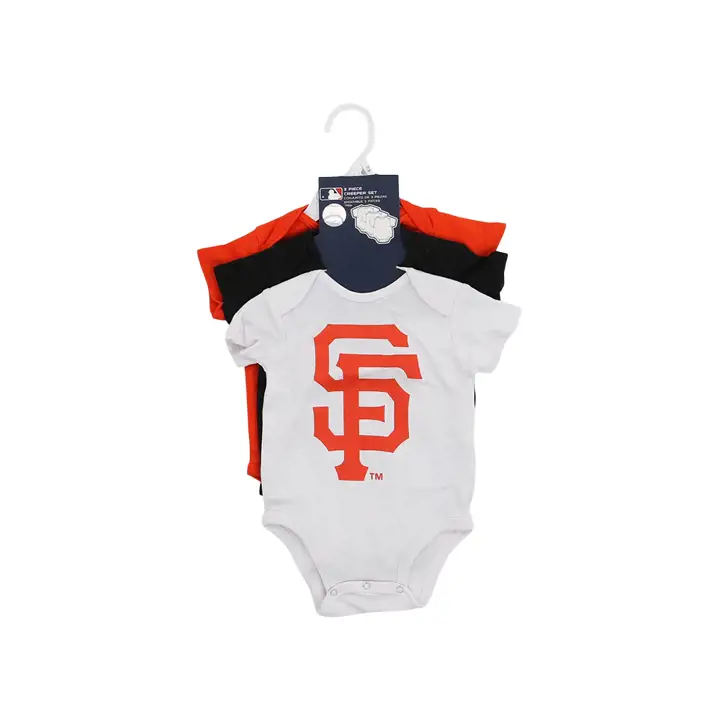 Ensemble de 3 articles pour bébé San Francisco Giants MLB Minor League Player