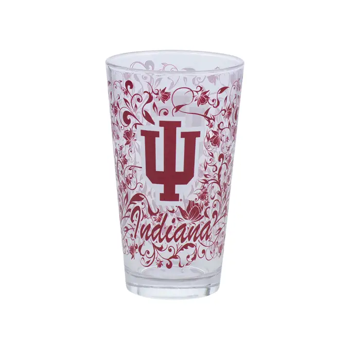 Verre mélangeur fleuri de 47 cl Indiana Hoosiers