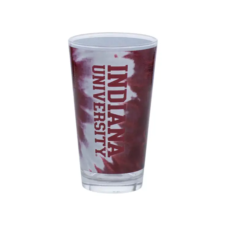 Verre mélangeur Tie Dye 16 oz Indiana Hoosiers ast