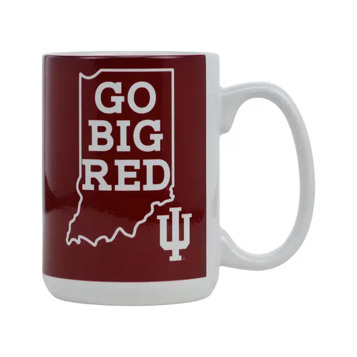 Tasse à café Java 15oz des Indiana Hoosiers