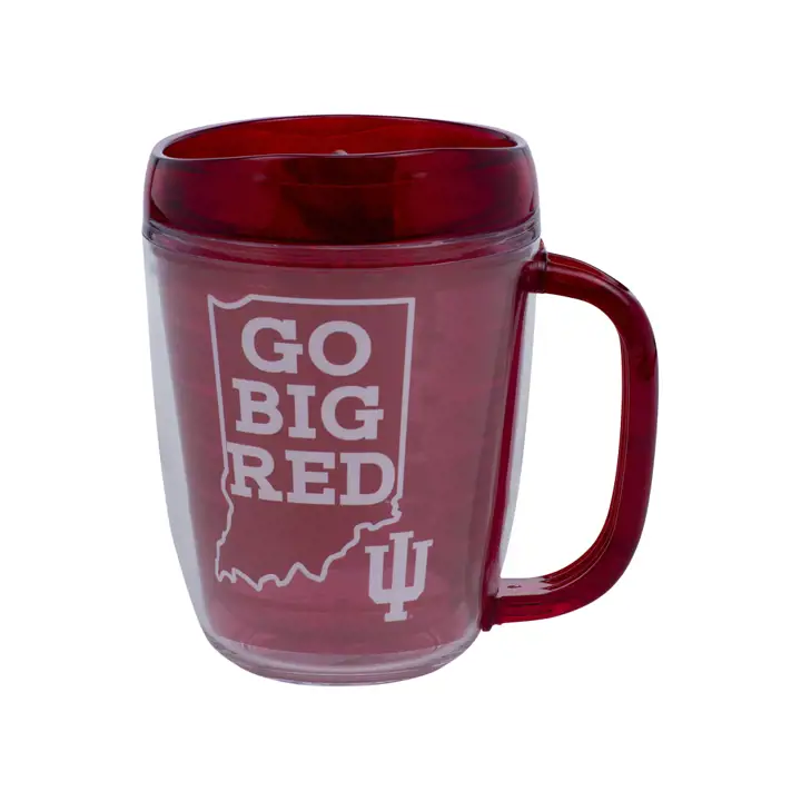 Mug Indiana Hoosiers 12oz State Tritan