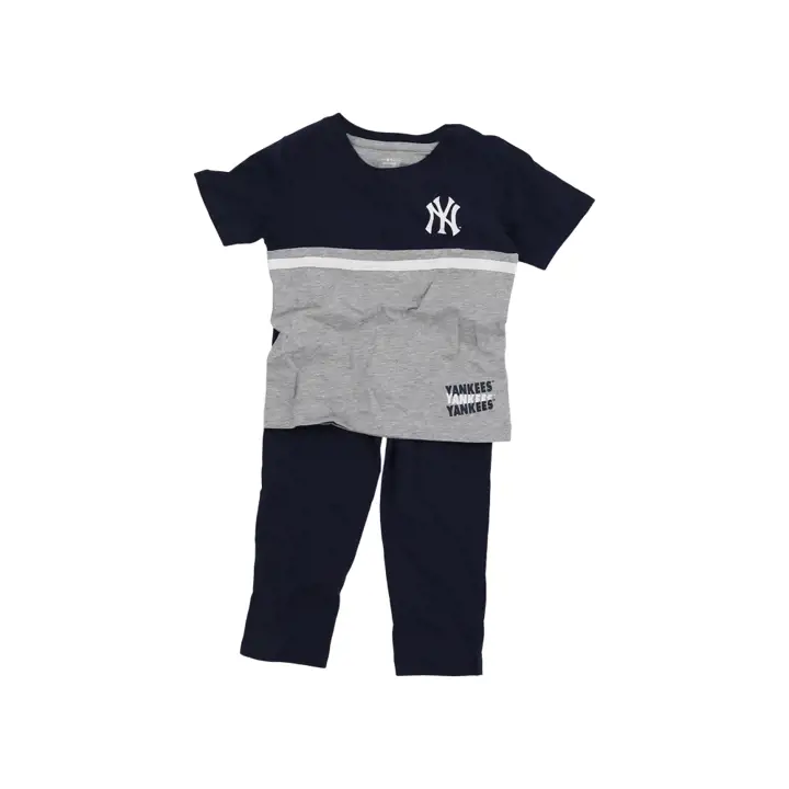 Ensemble T-shirt et pantalon pour enfant MLB New York Yankees Toddler Batter Box marine