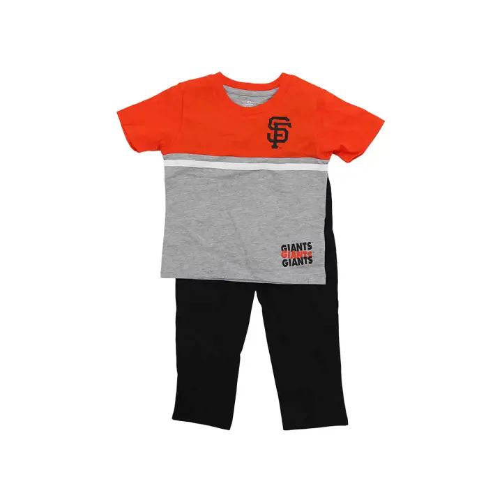 Ensemble pantalon et t-shirt MLB Toddler Batter Box des Giants de San Francisco