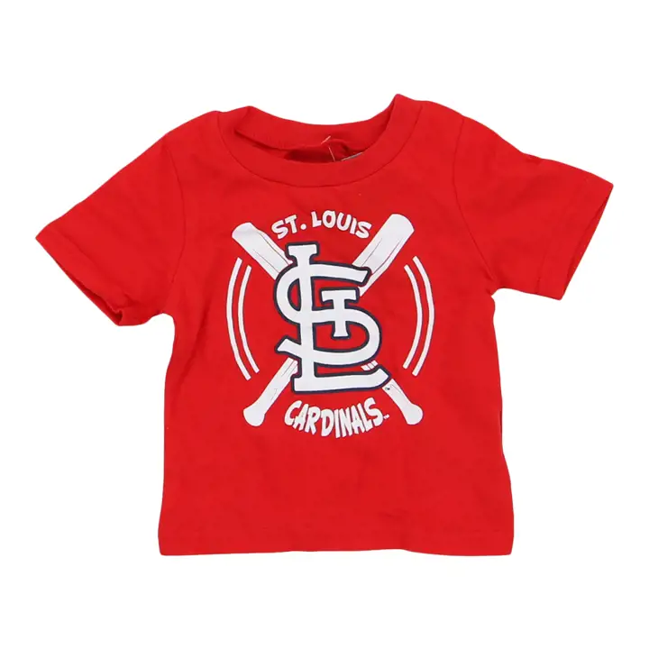 T-shirt Enfant MLB St. Louis Cardinals Swinging Bats 23 rouge