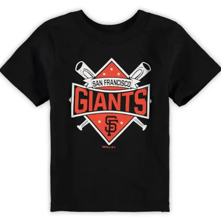 T-shirt bébé « Swinging Bats » MLB des Giants de San Francisco – 23 blk