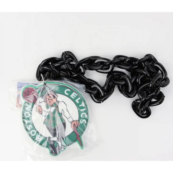 Chaînes de supporters des Boston Celtics noires