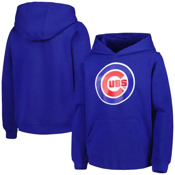 Chicago Cubs MLB Youth Prime Logo PO Hood bleu