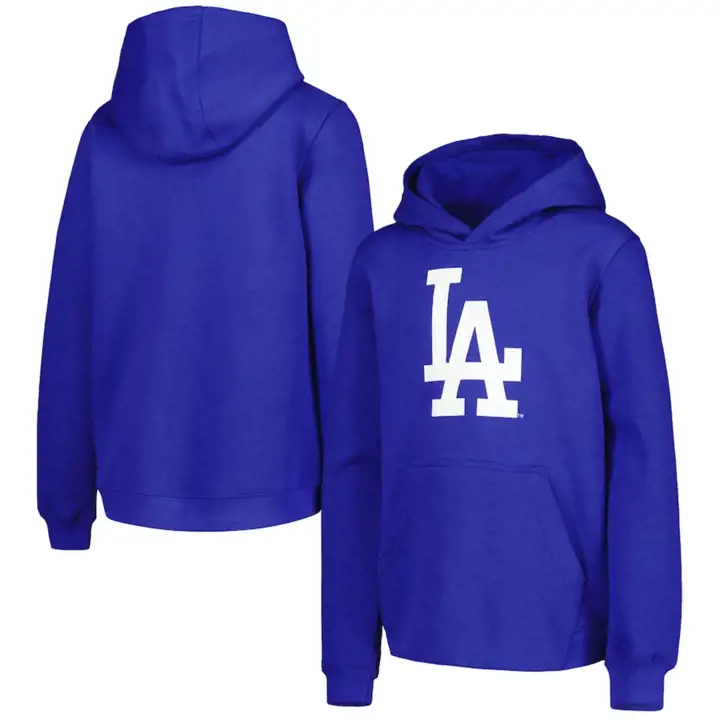Los Angeles Dodgers MLB Youth Prime Logo PO Hood bleu