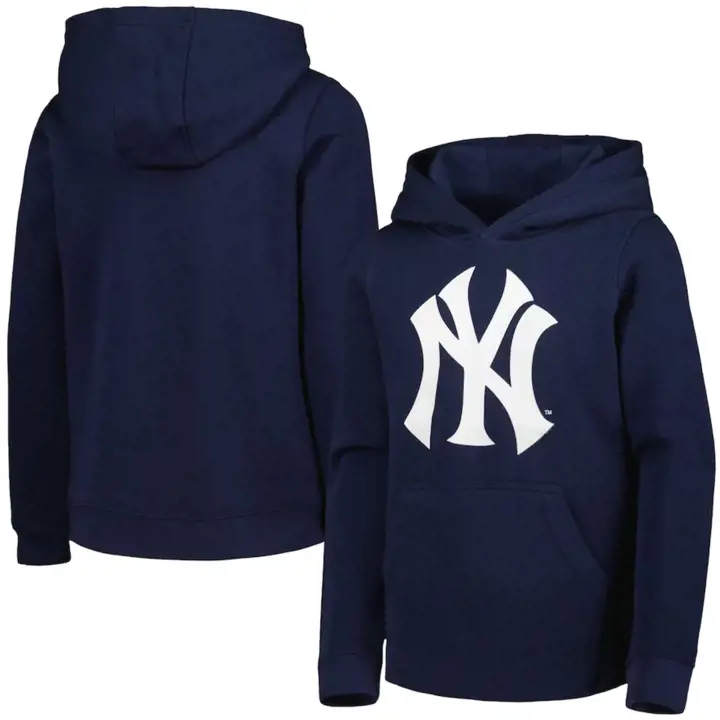 New York Yankees MLB Youth Prime Logo Chandail à Capuche marine