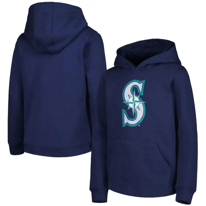 Seattle Mariners MLB Youth Prime Logo PO Hood marine