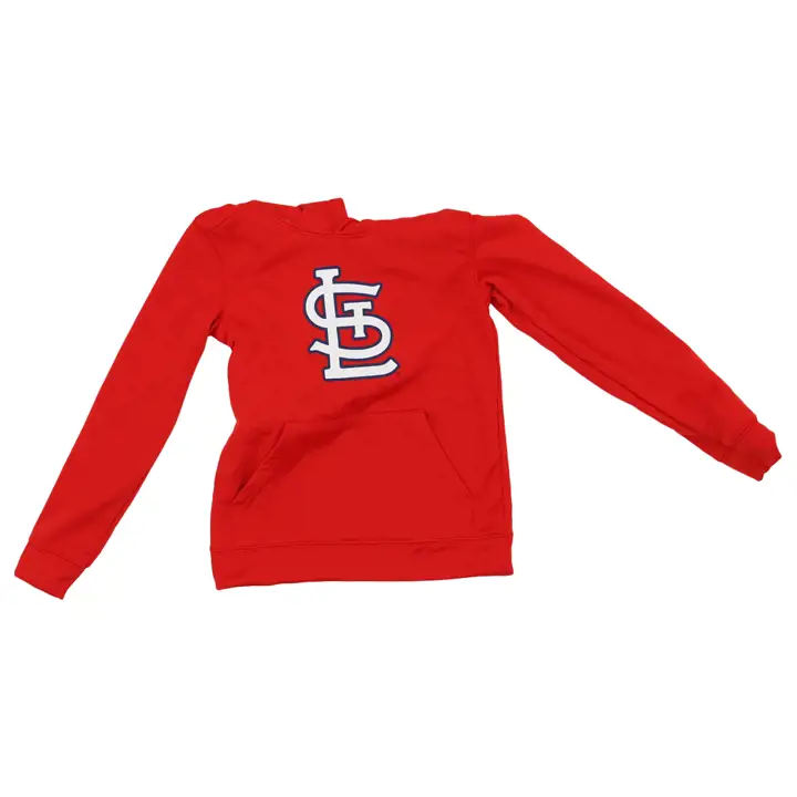 St. Louis Cardinals MLB Jeunesse Logo Prime PO Capuche rouge