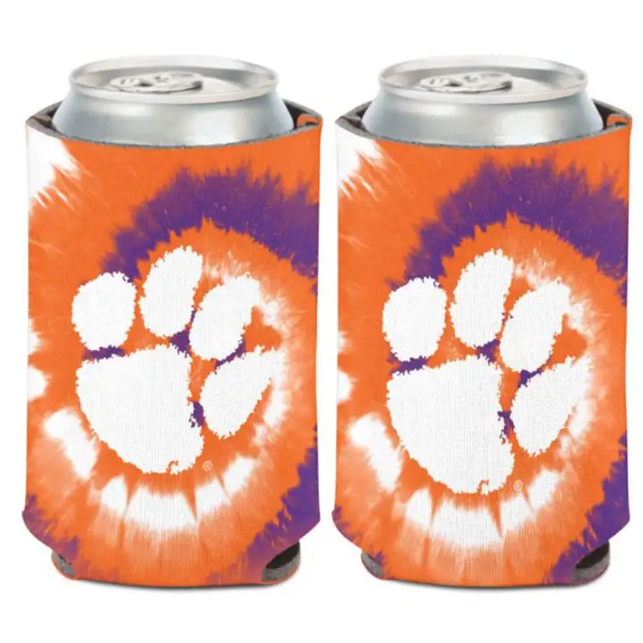 Canette de bière isotherme Clemson Tigers - Tie-dye