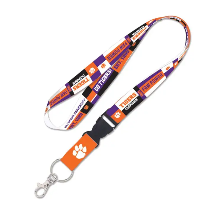 Lanière d'équipe Clemson Tigers Colorblock ast