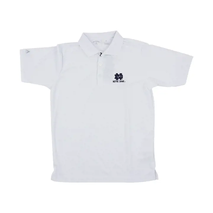 Notre Dame Fighting Irish NCAA Legacy Pique Polo wht 1