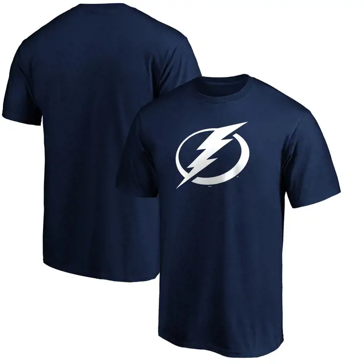 T-Shirt Bleu Logo Prime LNH Tampa Bay Lightning