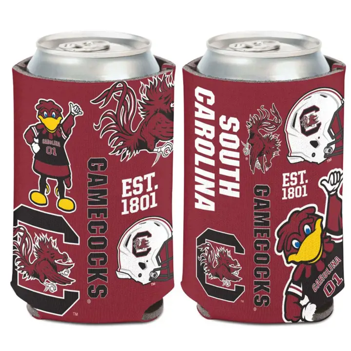 Cache-bouteille South Carolina Gamecocks - Motif dispersé