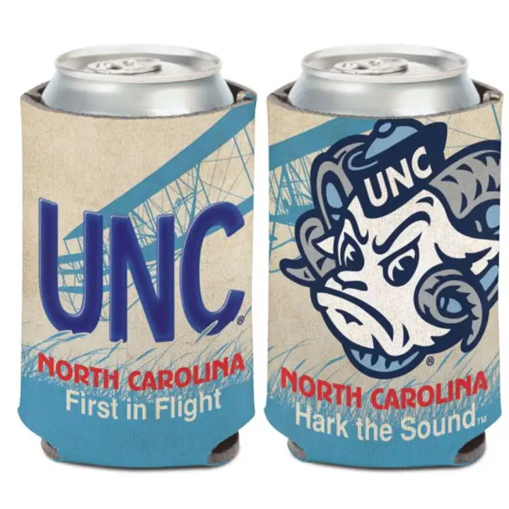 Porte-canette North Carolina Tar Heels – Plaque d'immatriculation