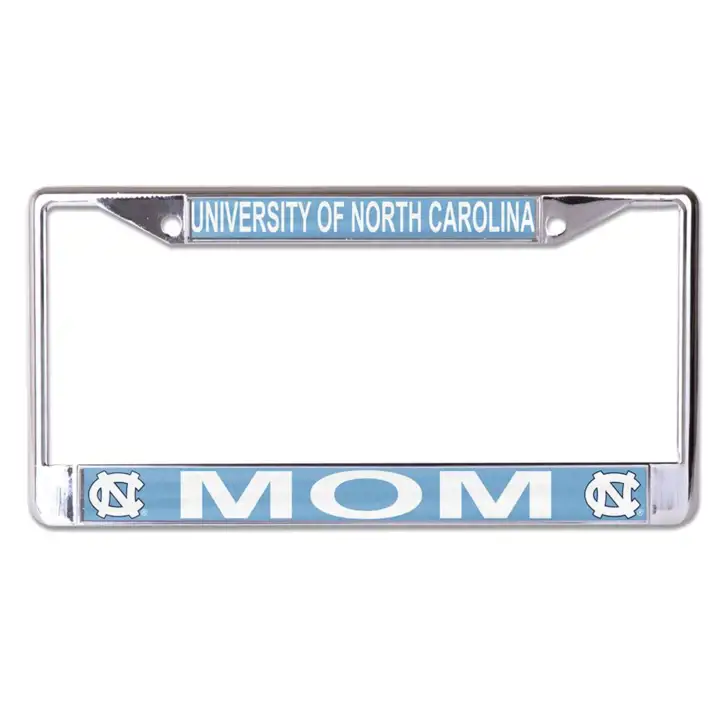 Cadre en acrylique découpé au laser Tar Heels de Caroline du Nord - Maman ast