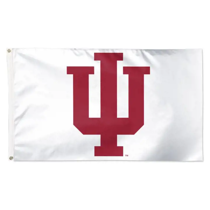 Drapeaux de luxe 3x5 des Indiana Hoosiers