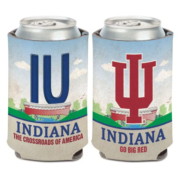 Indiana Hoosiers Can Coozie - Plaque d'immatriculation ast