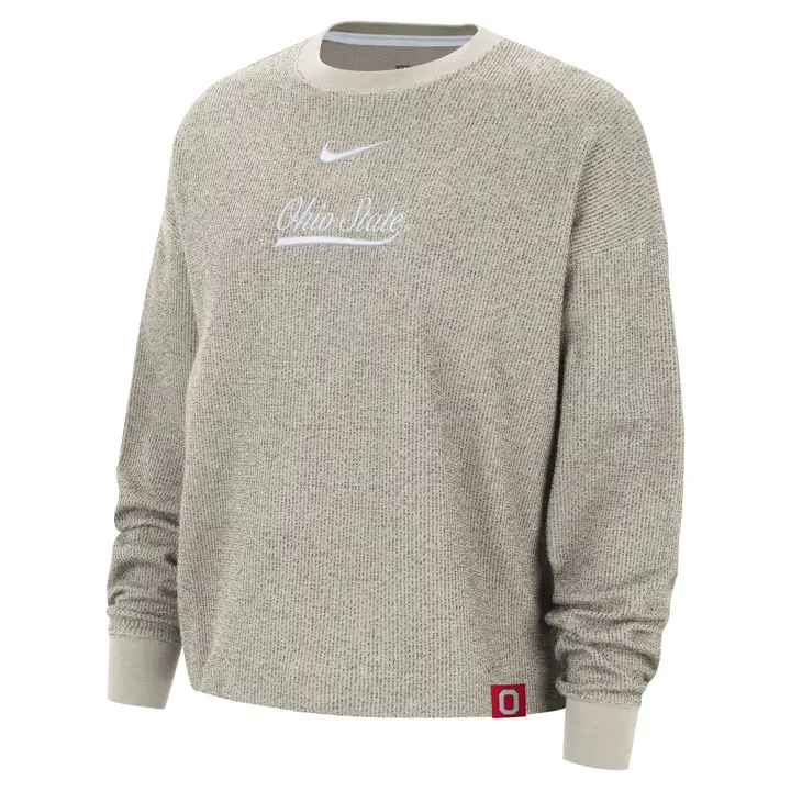 Sweat-shirt pour femme Ohio State Buckeyes NCAA Yoga 23 Cre