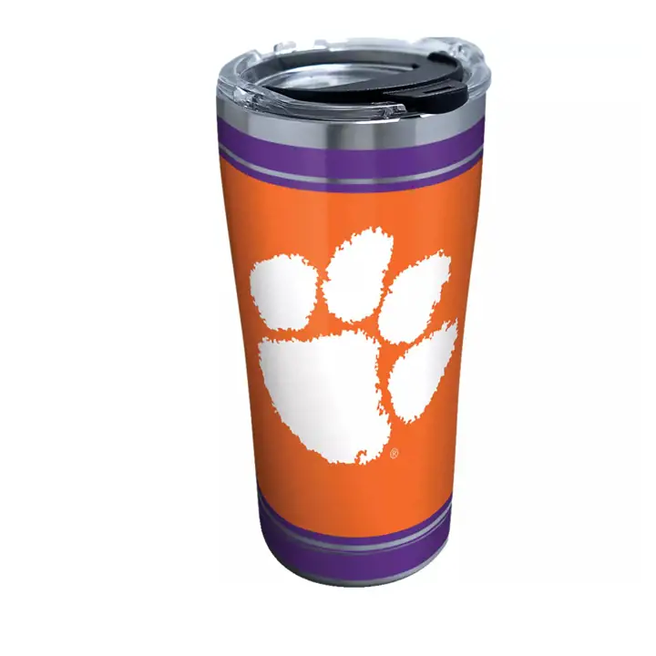 Clemson Tigers Bouteille en acier inoxydable Campus NCAA 590 ml