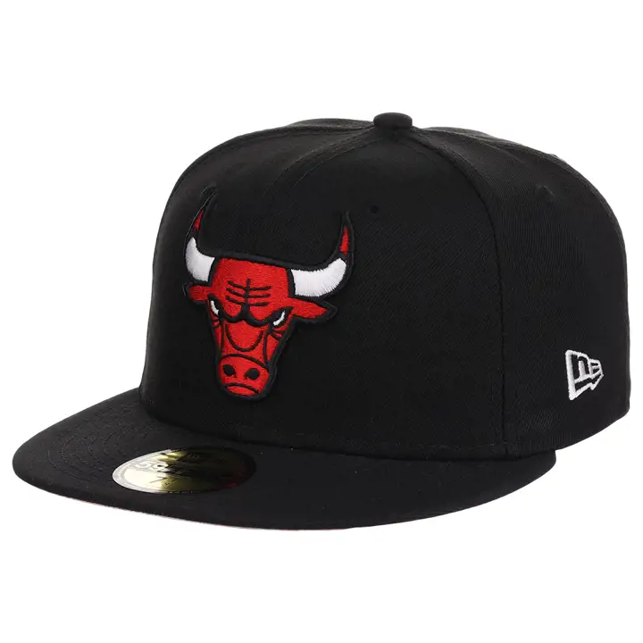 Chicago Bulls NBA Paisley 59FIFTY blk/blk/pnk