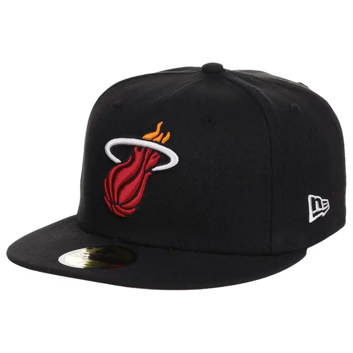 Miami Heat NBA Paisley 59FIFTY blk/blk/pnk