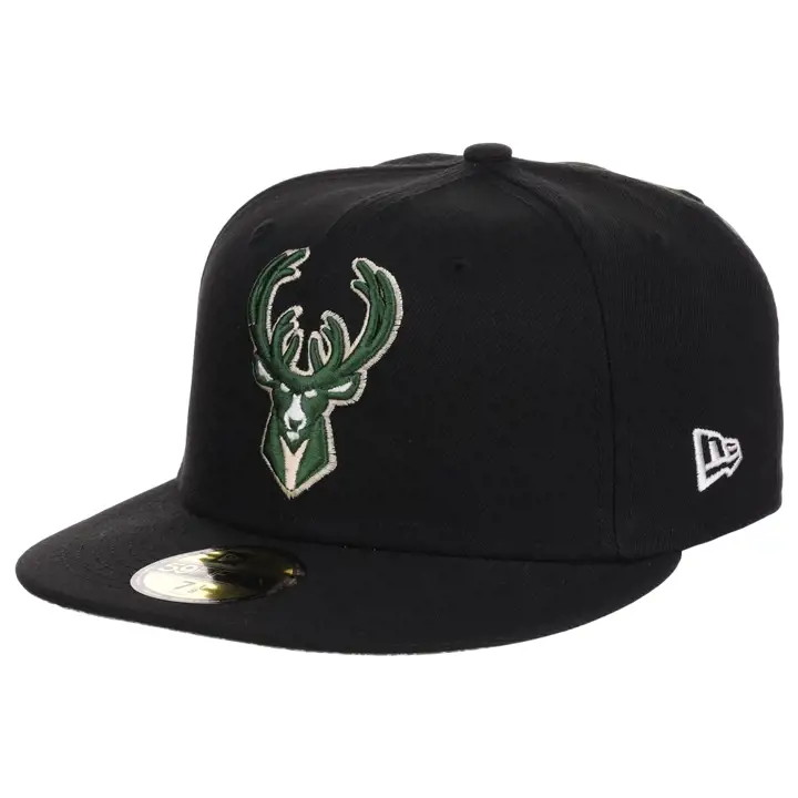 Casquette Milwaukee Bucks NBA Paisley 59FIFTY blk/blk/grn