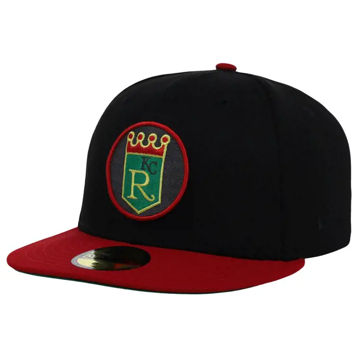 Casquette 59FIFTY MLB Vigilante des Kansas City Royals noir/rouge/vert