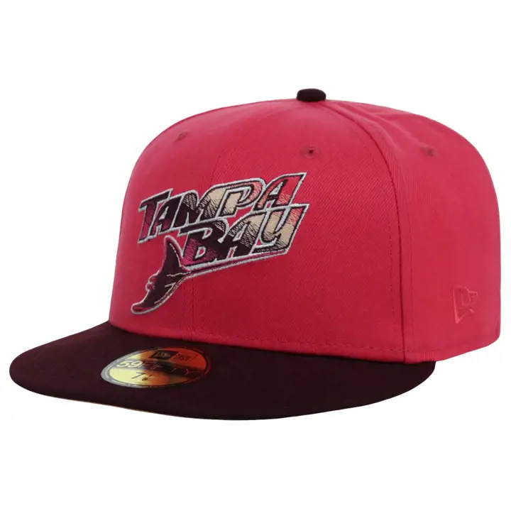 Casquette 59FIFTY Tampa Bay Rays MLB Shortcake rouge/marron/pp