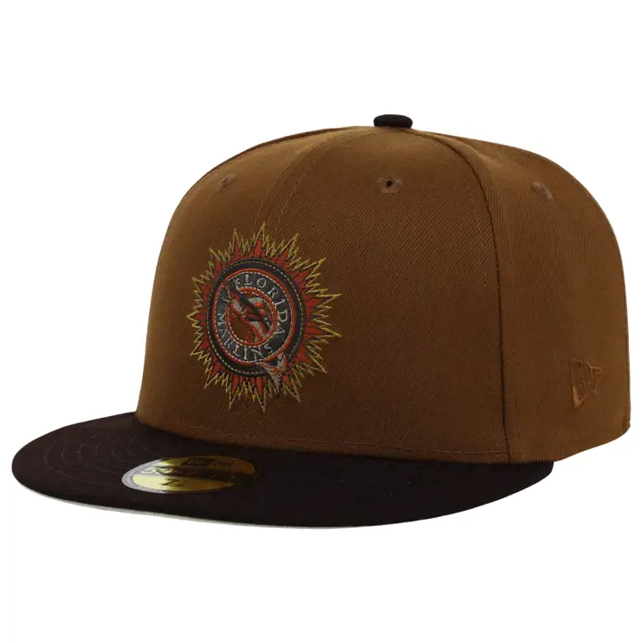 Florida Marlins MLB Eclair 59FIFTY marron/marron/ivoire