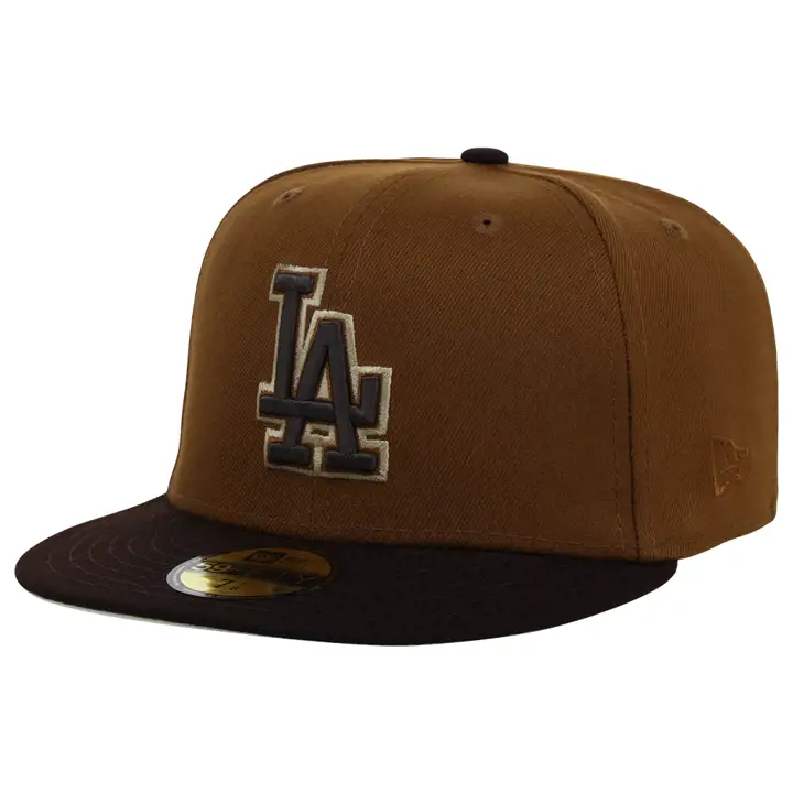 Los Angeles Dodgers MLB Éclair 59FIFTY marron/marron/ivoire