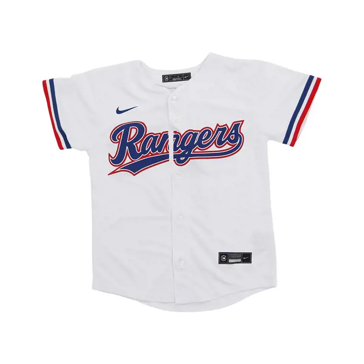 MAILLOT OFFICIEL JOUEUR JEUNE MLB TX RANGERS Corey Seager blanc