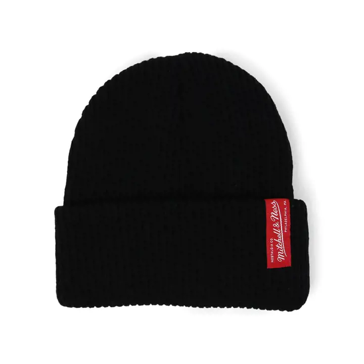 MITCHELL & NESS Bonnet maille logo M&N noir