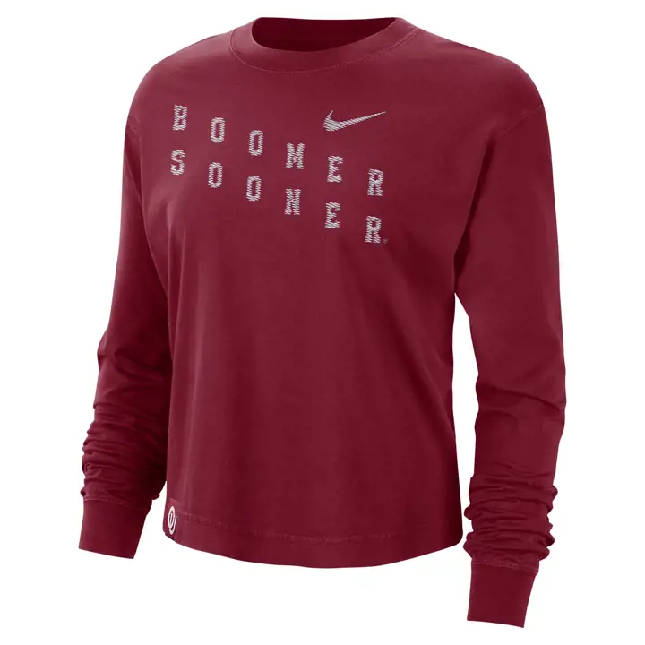 T-shirt de sport ample à manches longues femme OKLAHOMA SOONERS NCAA 23 CRI