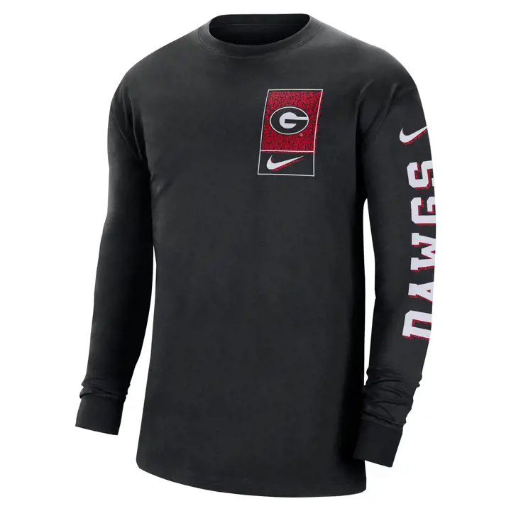 T-Shirt Manches Longues NCAA Seasonal Max 90 GEORGIA BULLDOGS 23 BLK
