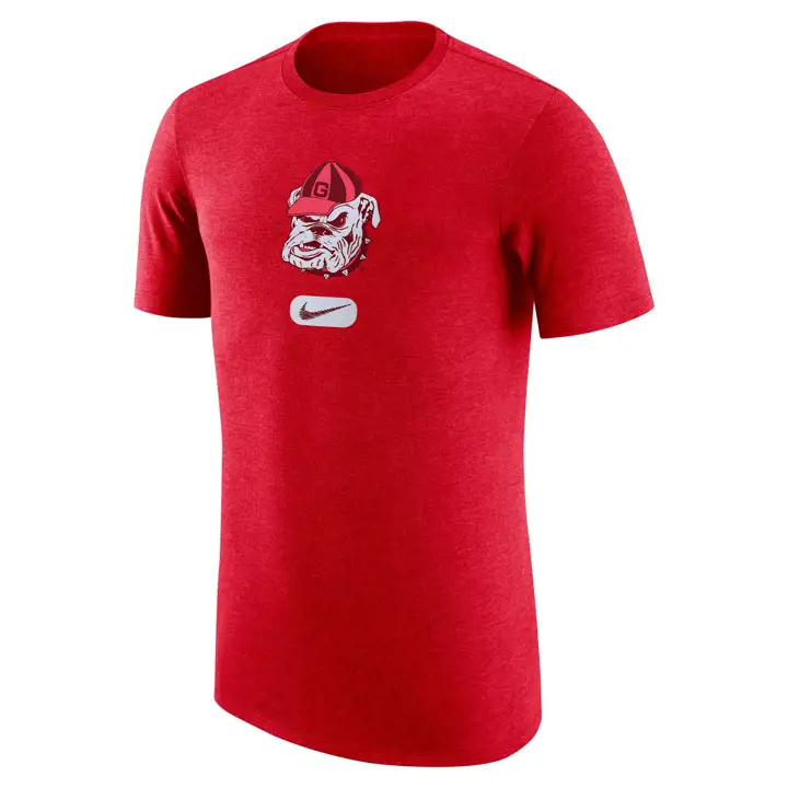 GEORGIA BULLDOGS NCAA Drifit Tri Athletic T-Shirt 23 RED