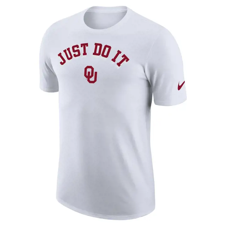 T-shirt OKLAHOMA SOONERS NCAA Coton saisonnier JDI 23 WHT