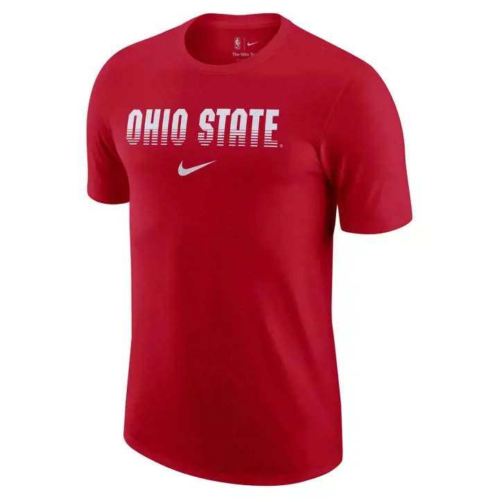 T-shirt Rétro Coton NCAA OHIO STATE BUCKEYES 23 ROUGE
