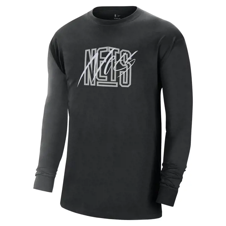 T-shirt à manches longues BROOKLYN NETS NBA CTS VS Max90 BLK