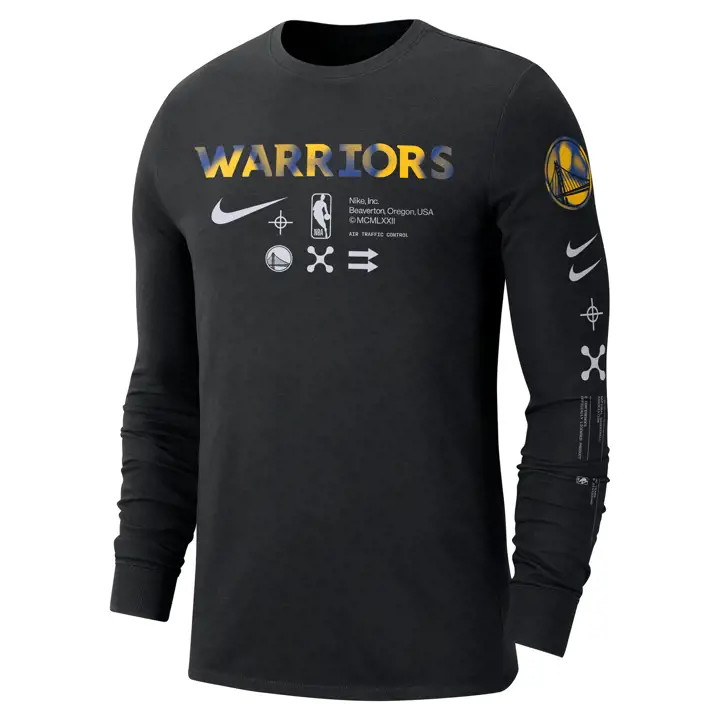 T-shirt GOLDEN STATE WARRIORS NBA ATC ES EXP LS Noir
