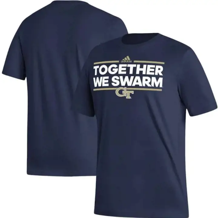 T-shirt universitaire Georgia Tech Yellow Jackets NCAA Dassler Bleu marine